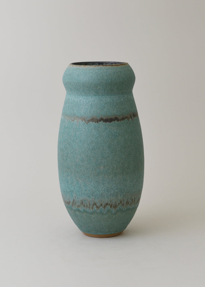 Gourd Series Vase No. 3 in Bronzed Jade - Victoria Morris Pottery