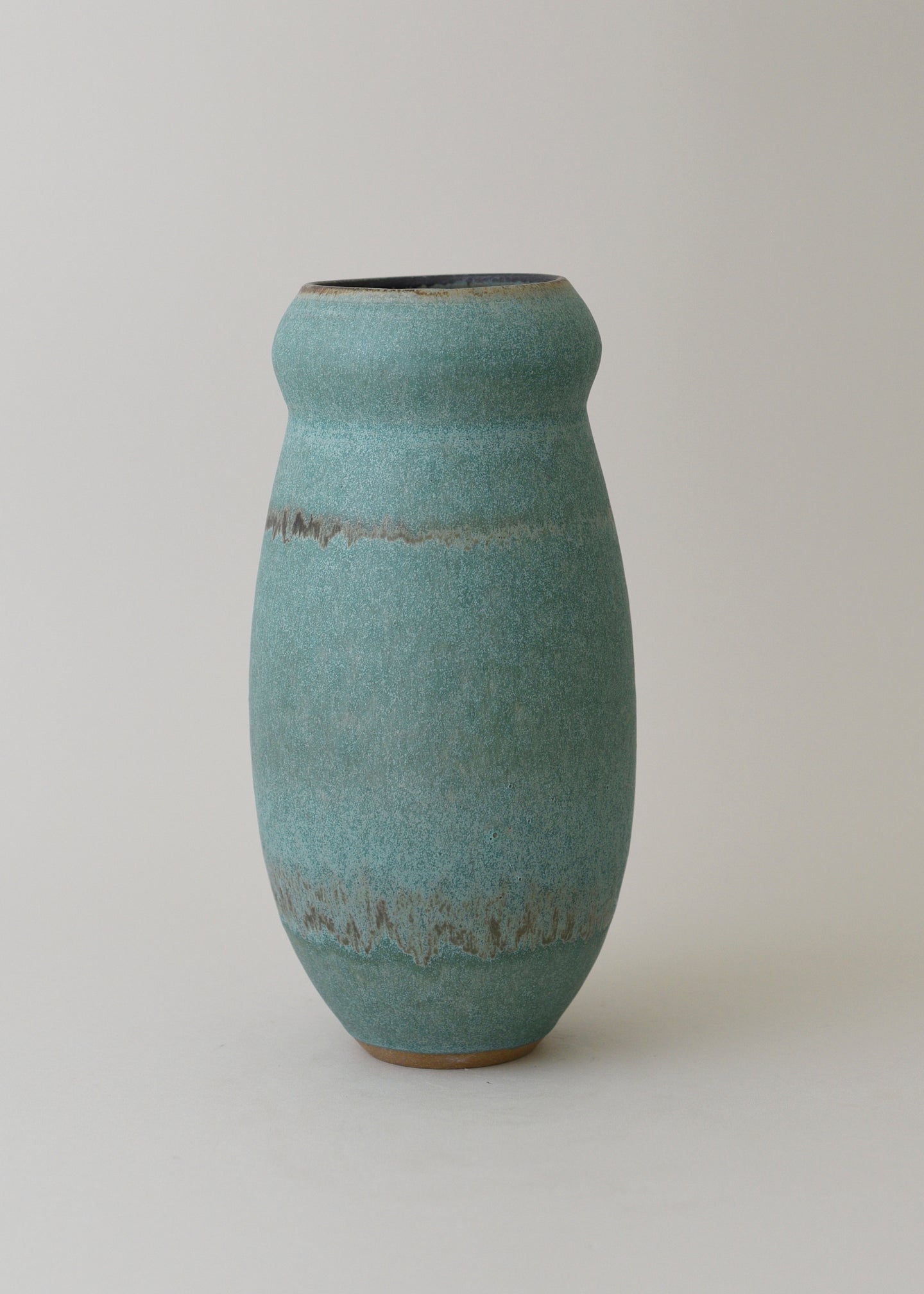 Gourd Series Vase No. 3 in Bronzed Jade - Victoria Morris Pottery