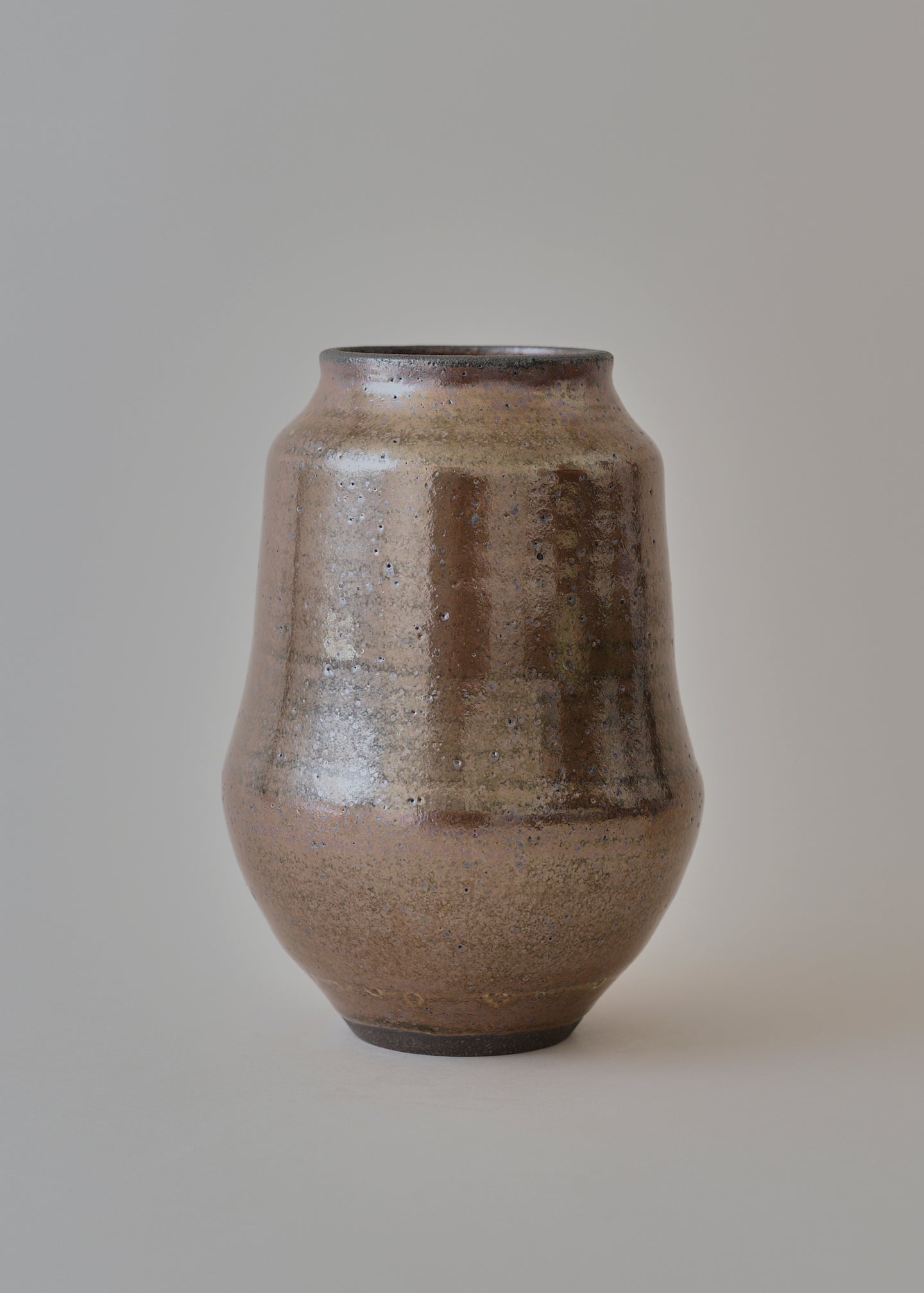 Gourd Series Vase in Shino - Victoria Morris Pottery
