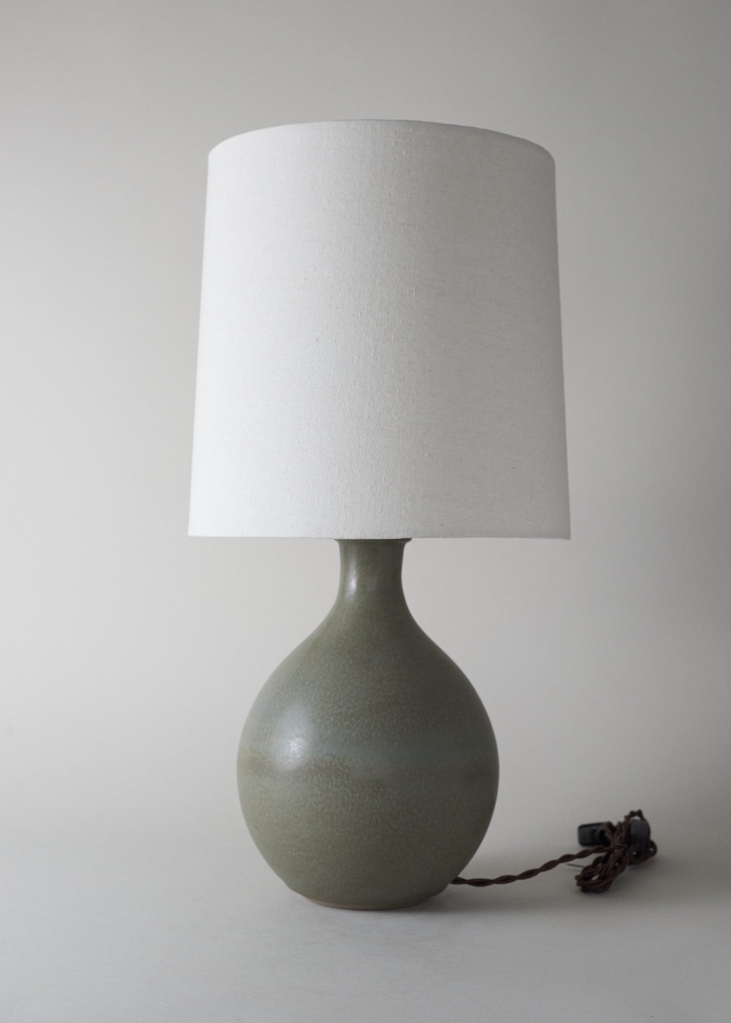 Large Iris Lamp in Agate - Victoria Morris Pottery