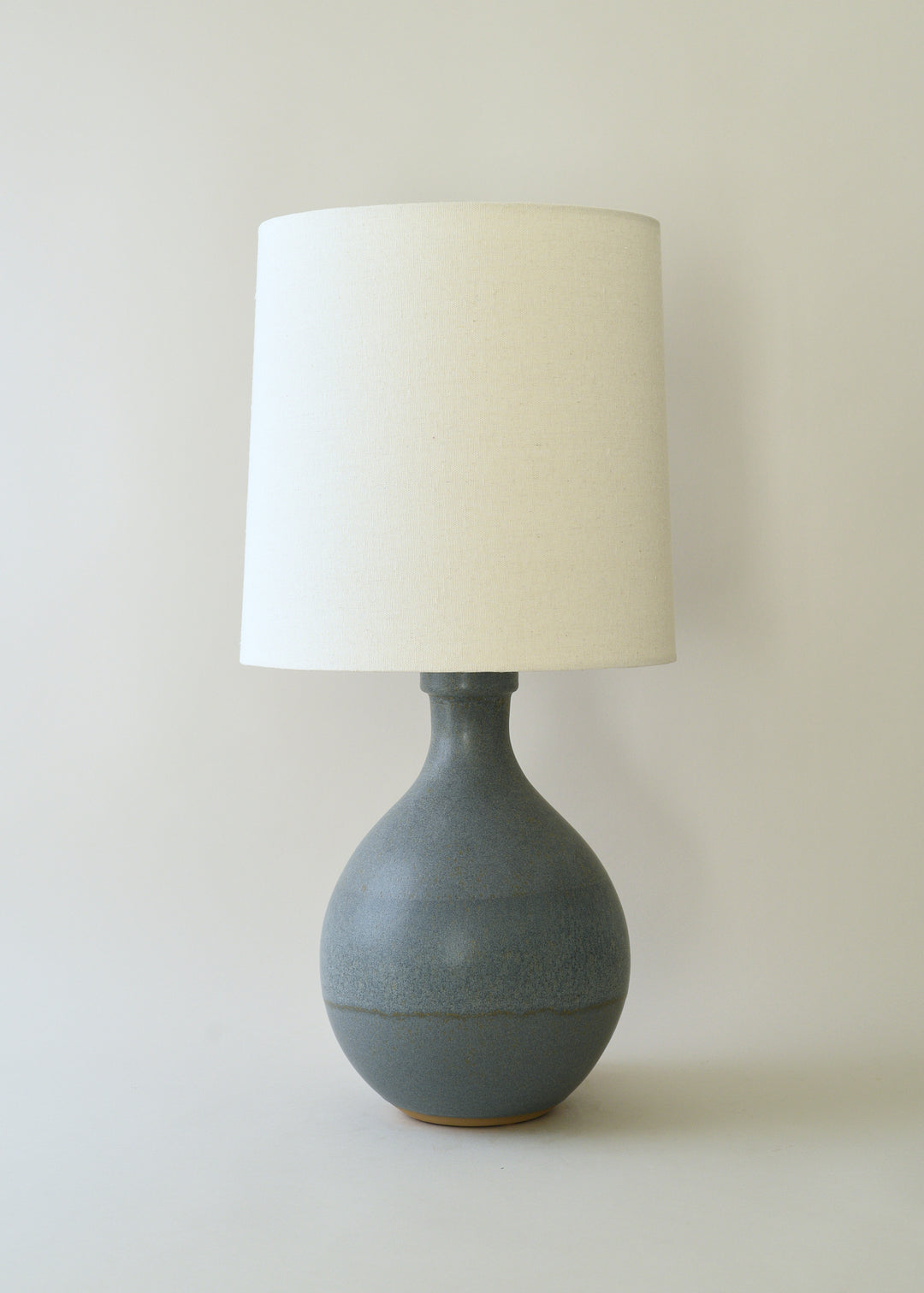 Large Iris Lamp in Lake - Victoria Morris Pottery