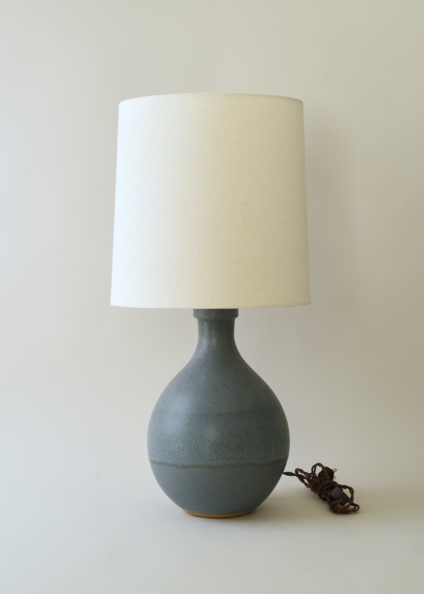 Large Iris Lamp in Lake - Victoria Morris Pottery