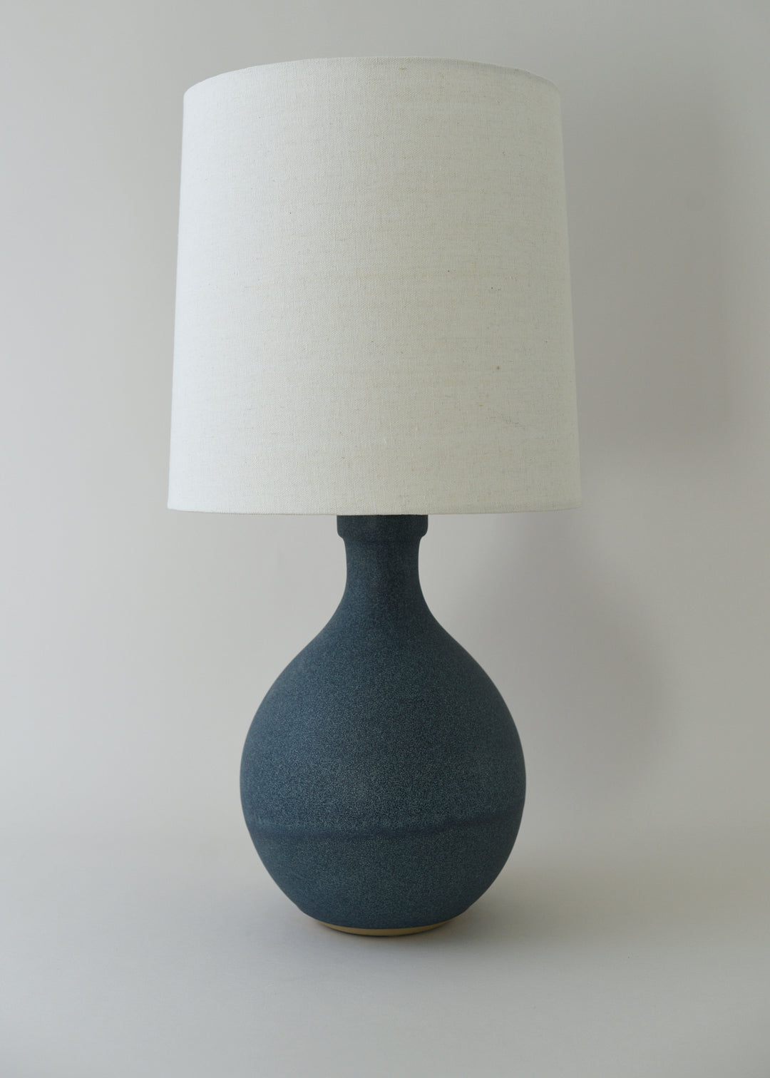 Large Iris Lamp in Ink - Victoria Morris Pottery