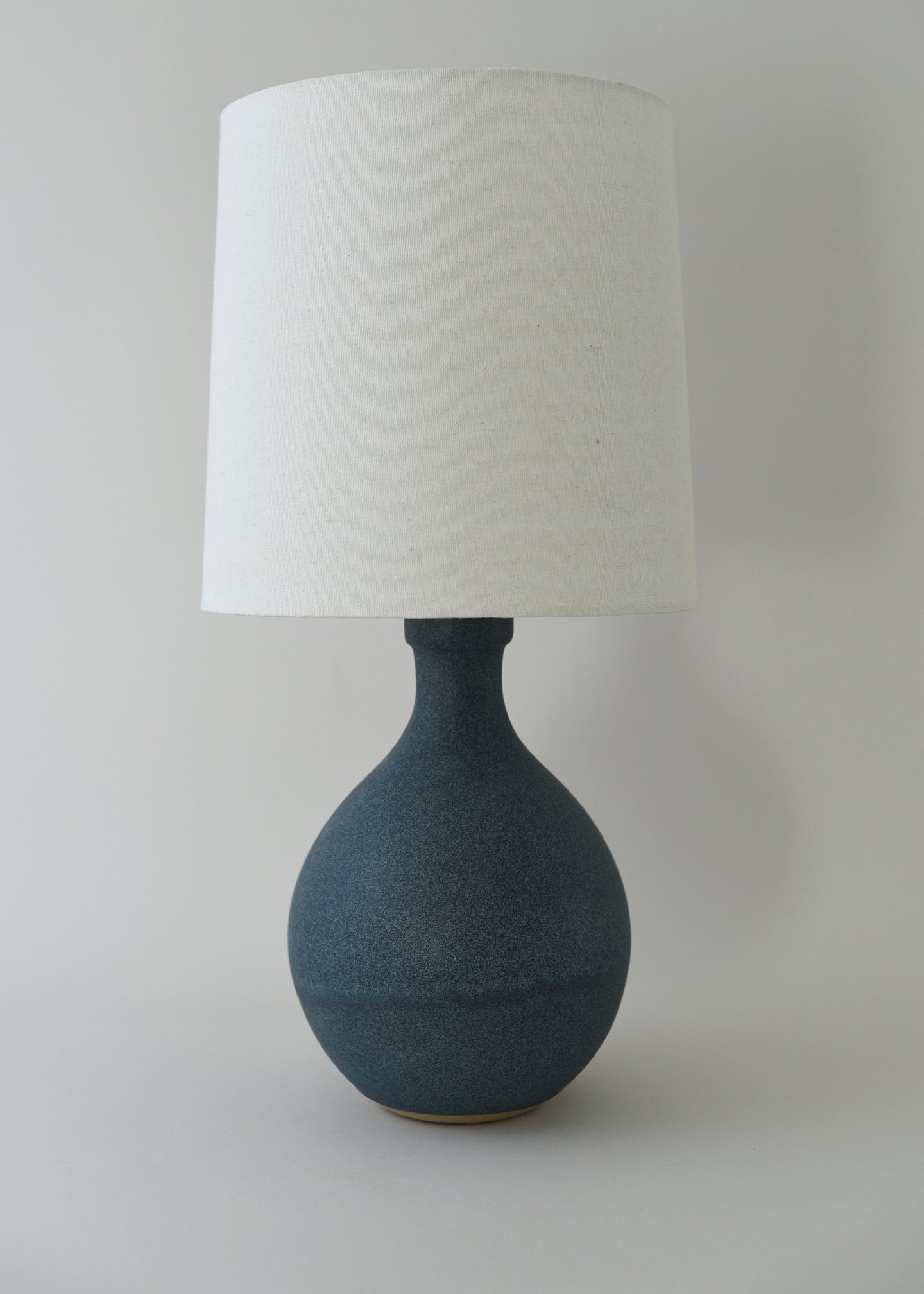 Large Iris Lamp in Ink - Victoria Morris Pottery