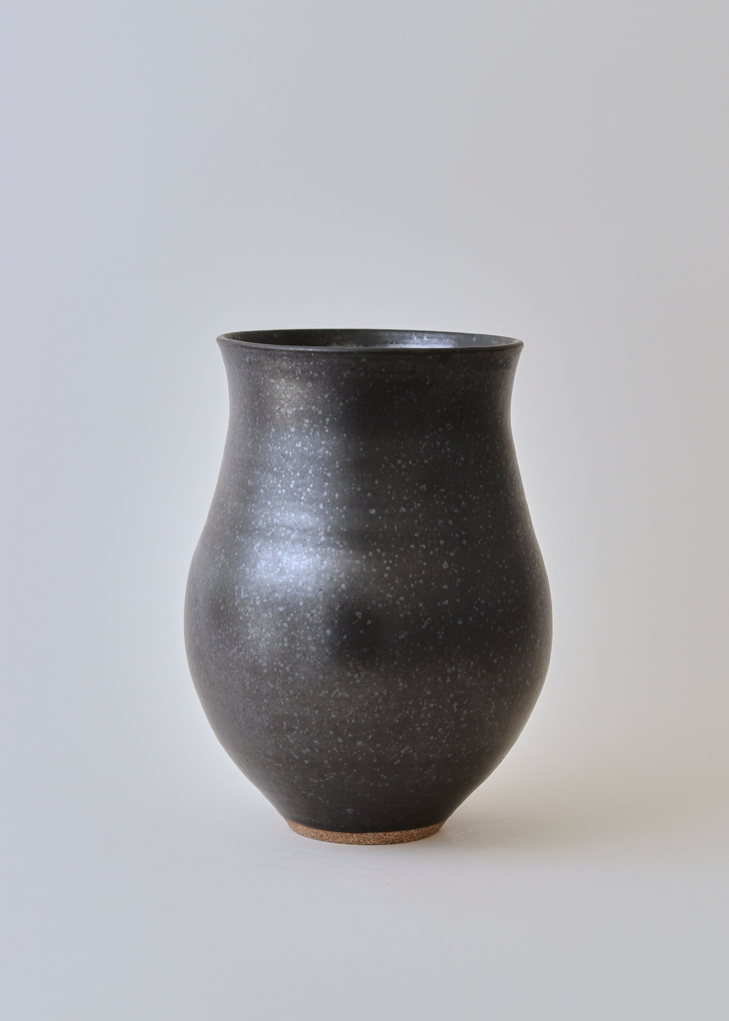 Tulip Vase in Iron Black - Victoria Morris Pottery