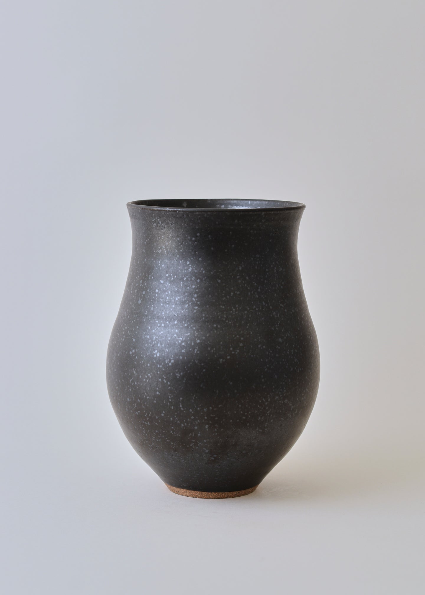 Tulip Vase in Iron Black - Victoria Morris Pottery