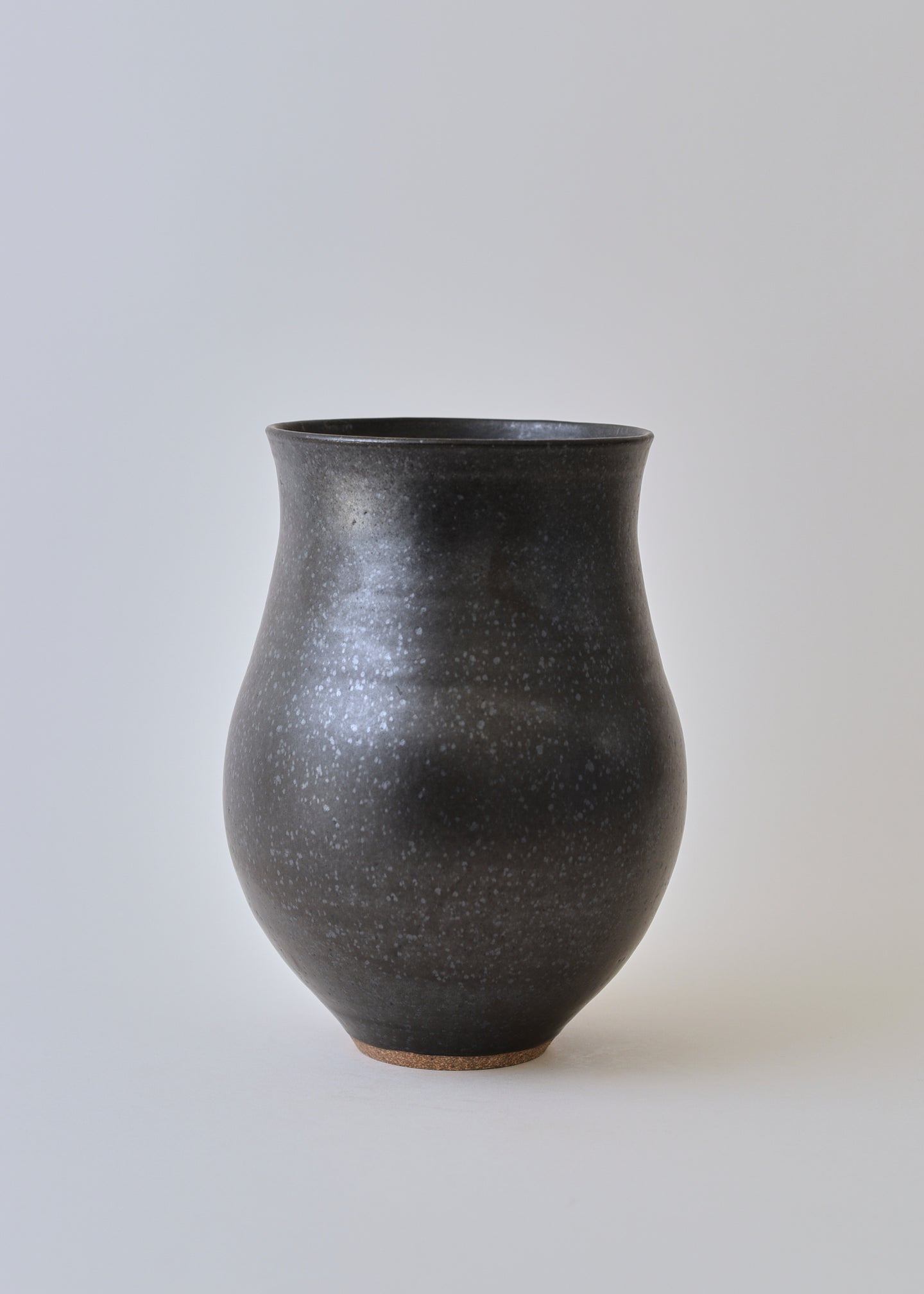 Tulip Vase in Iron Black - Victoria Morris Pottery