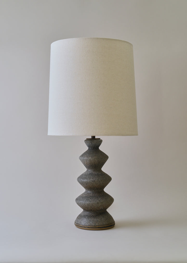 Kuba Lamp in Stone - Limited Edition - Victoria Morris Pottery