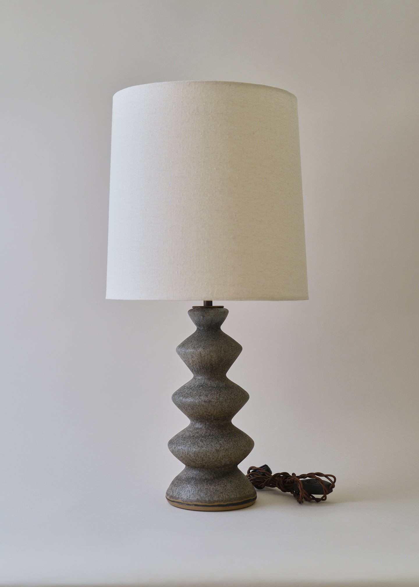 Kuba Lamp in Stone - Limited Edition - Victoria Morris Pottery