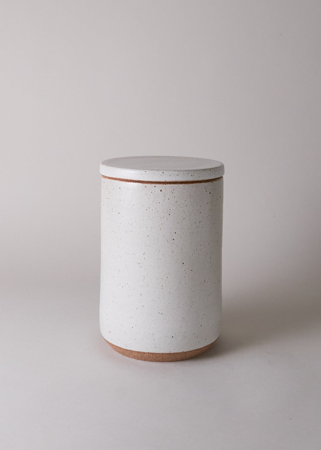 Medium Canister in Flecked - Victoria Morris Pottery