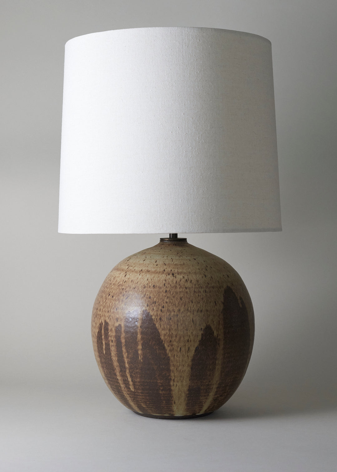 Large Orb Lamp in Live Oak - Victoria Morris Pottery