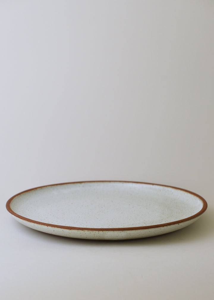 Large Platter in Flecked Ivory - Victoria Morris Pottery