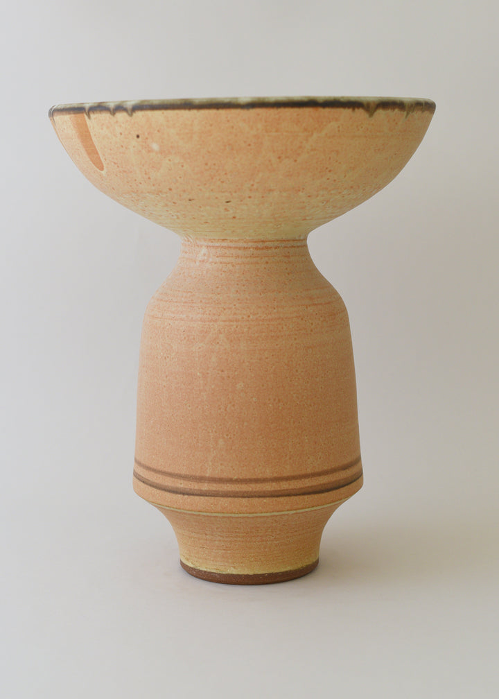 Large Aeolus Series Vase in Bronzed Shino - Victoria Morris Pottery