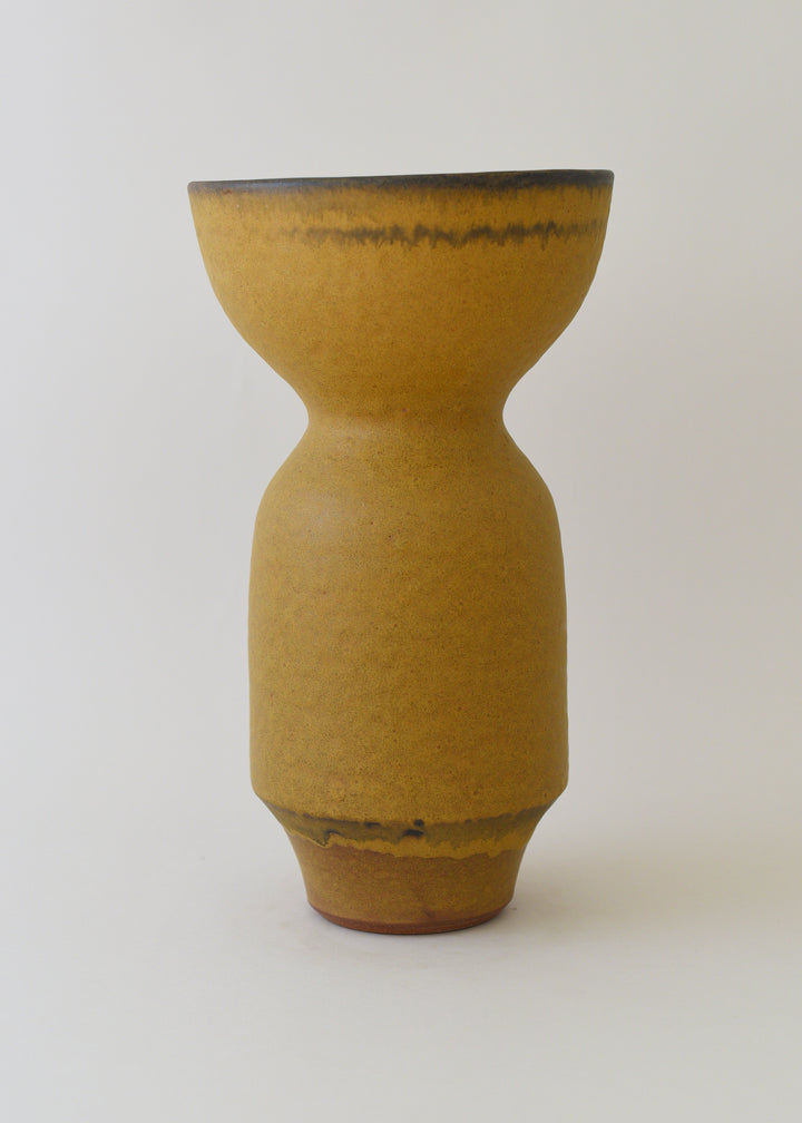 Large Aeolus Series Vase in Bronzed Honey - Victoria Morris Pottery