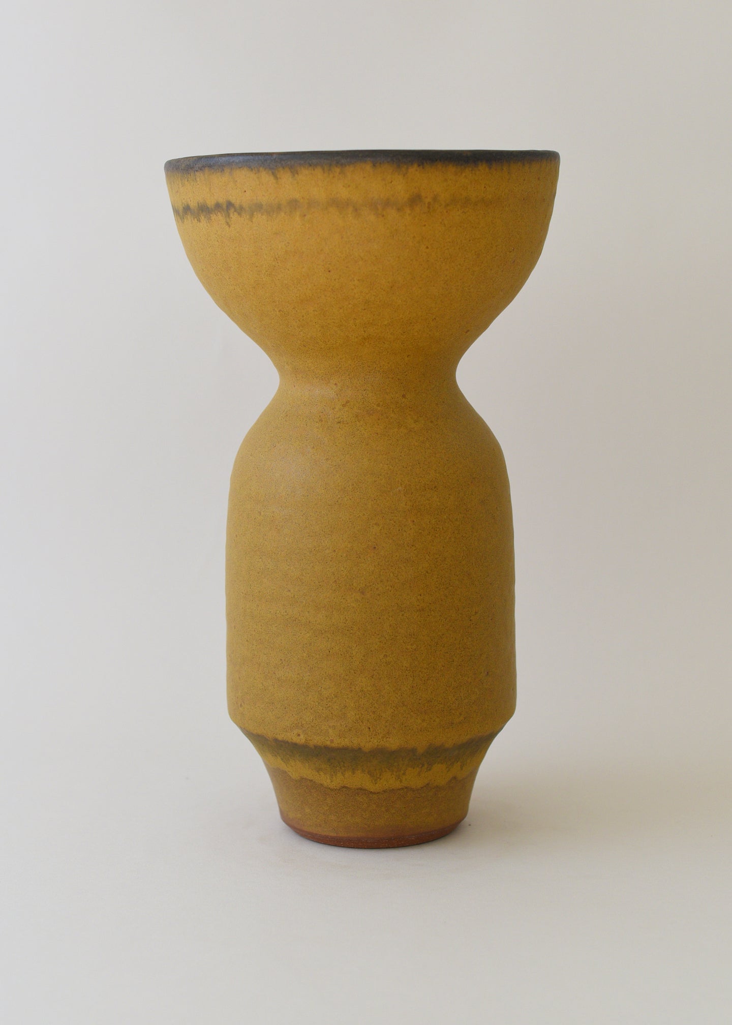 Large Aeolus Series Vase in Bronzed Honey - Victoria Morris Pottery