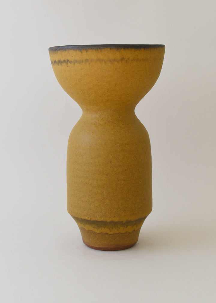 Large Aeolus Series Vase in Bronzed Honey - Victoria Morris Pottery