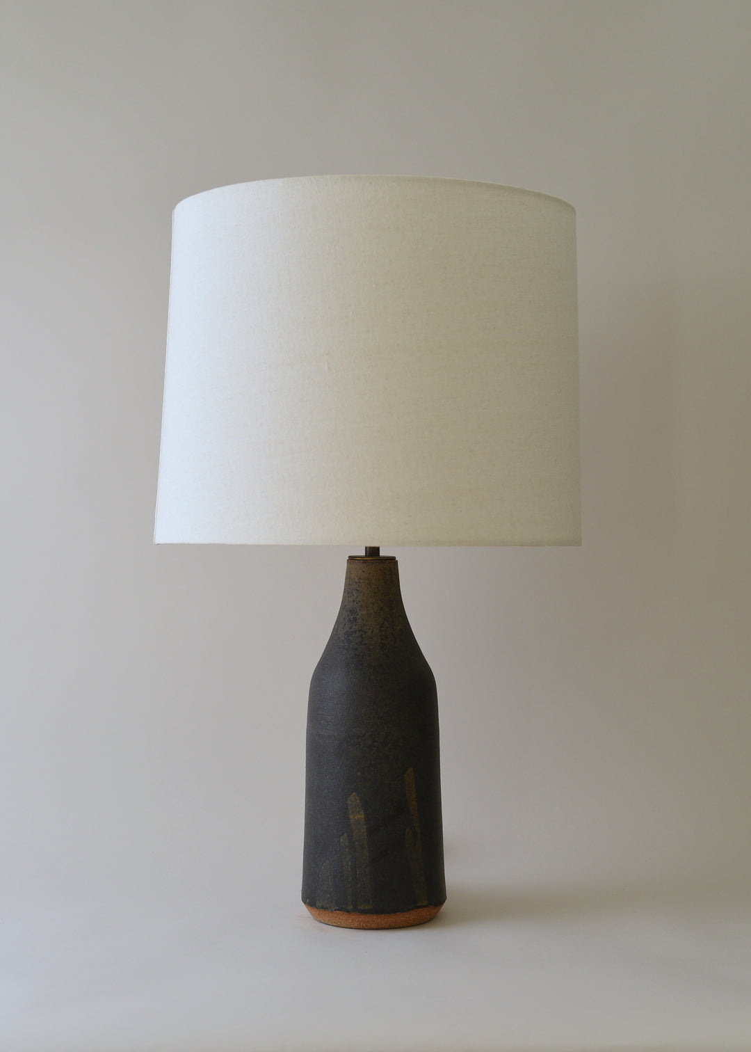 Large Bottle Lamp In Lichen - Limited Edition - Victoria Morris Pottery