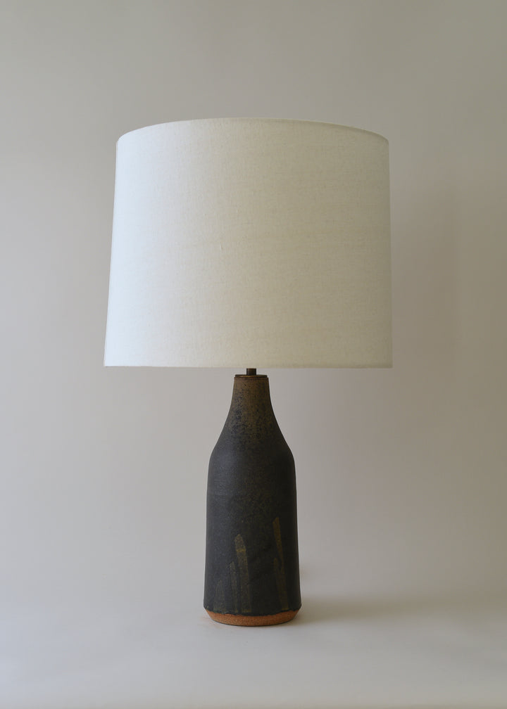 Large Bottle Lamp In Lichen - Limited Edition - Victoria Morris Pottery