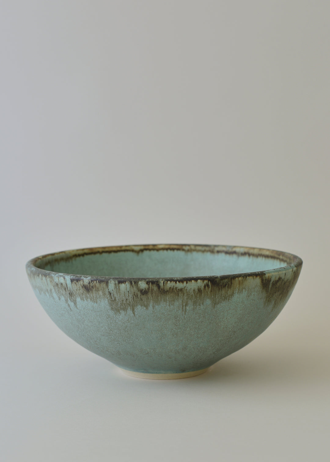 Lucy Series Bowl in Bronzed Jade - Victoria Morris Pottery