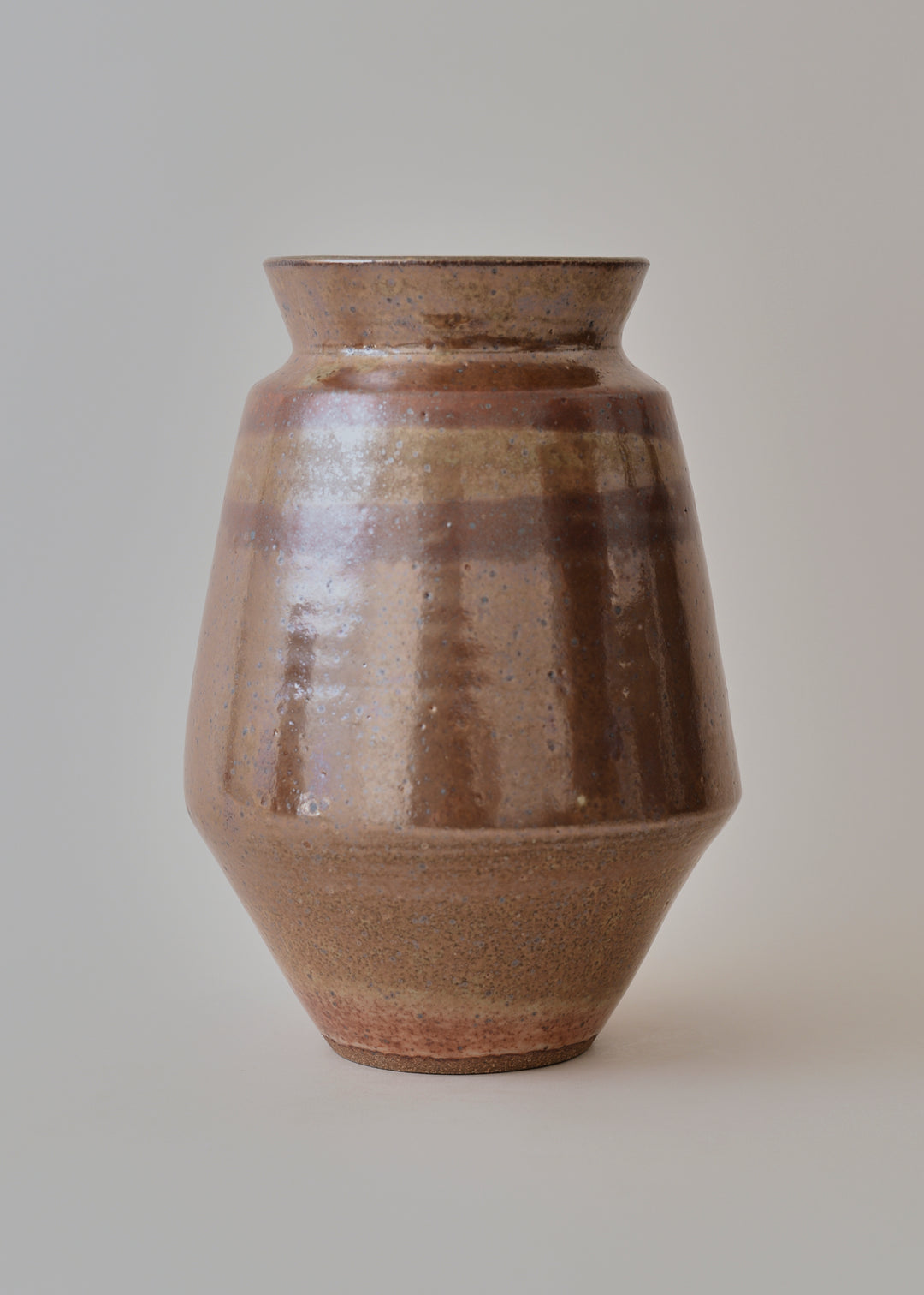 Large Cubist Vase Series in Shino - Victoria Morris Pottery