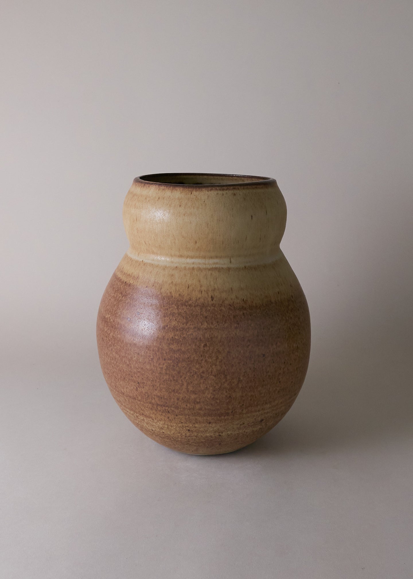 Large Gourd Vase in Live Oak - Victoria Morris Pottery