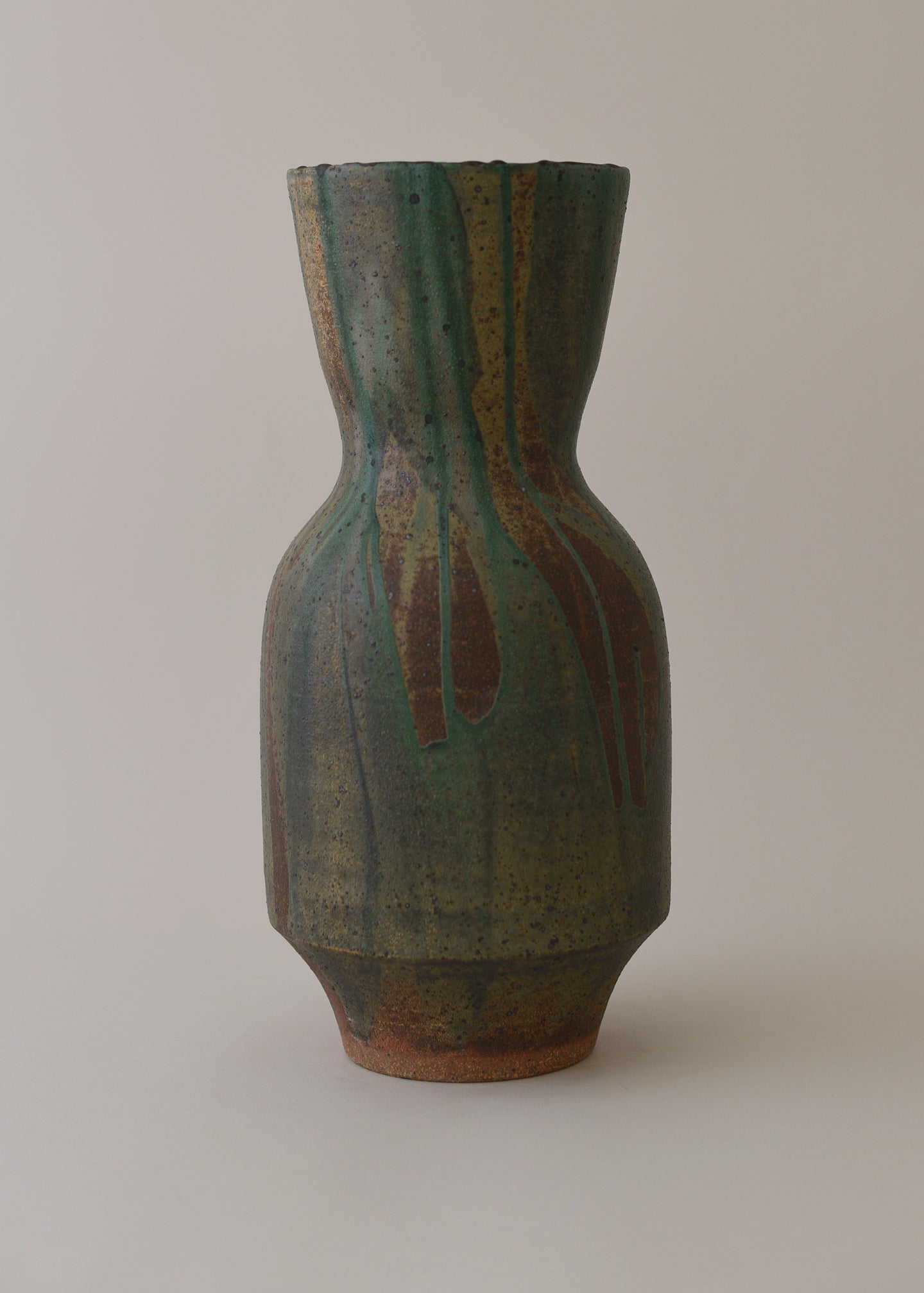 Extra Large Lucy Series Vase no. 4 in Lichen - Victoria Morris Pottery
