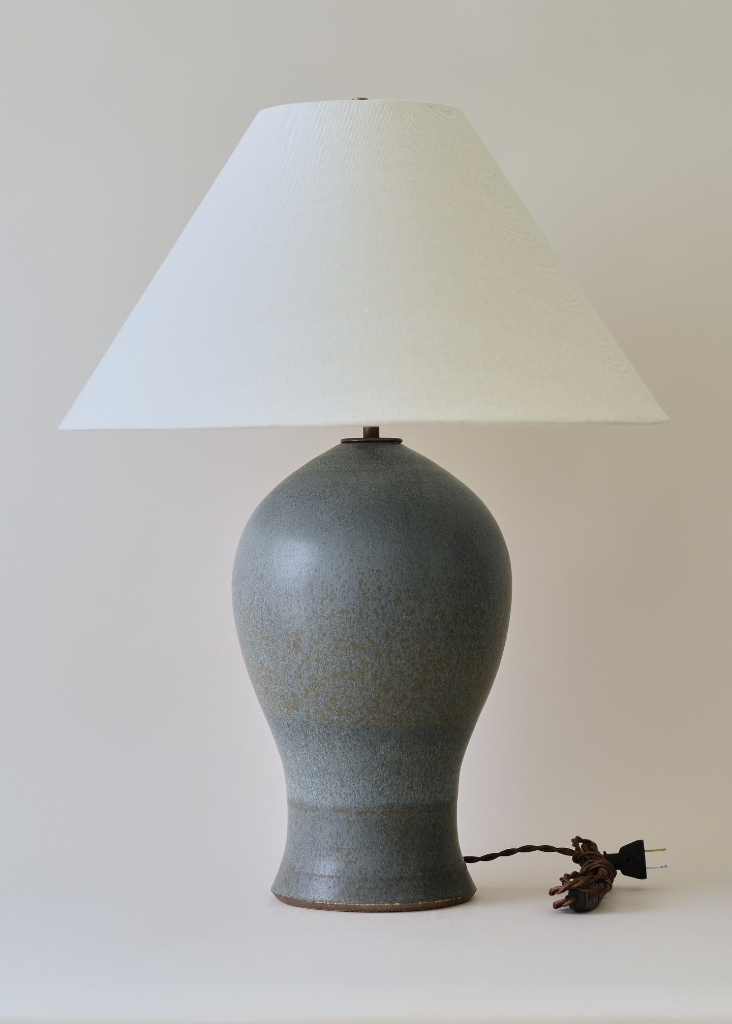 Large Laura Lamp in Lake Blue - Victoria Morris Pottery