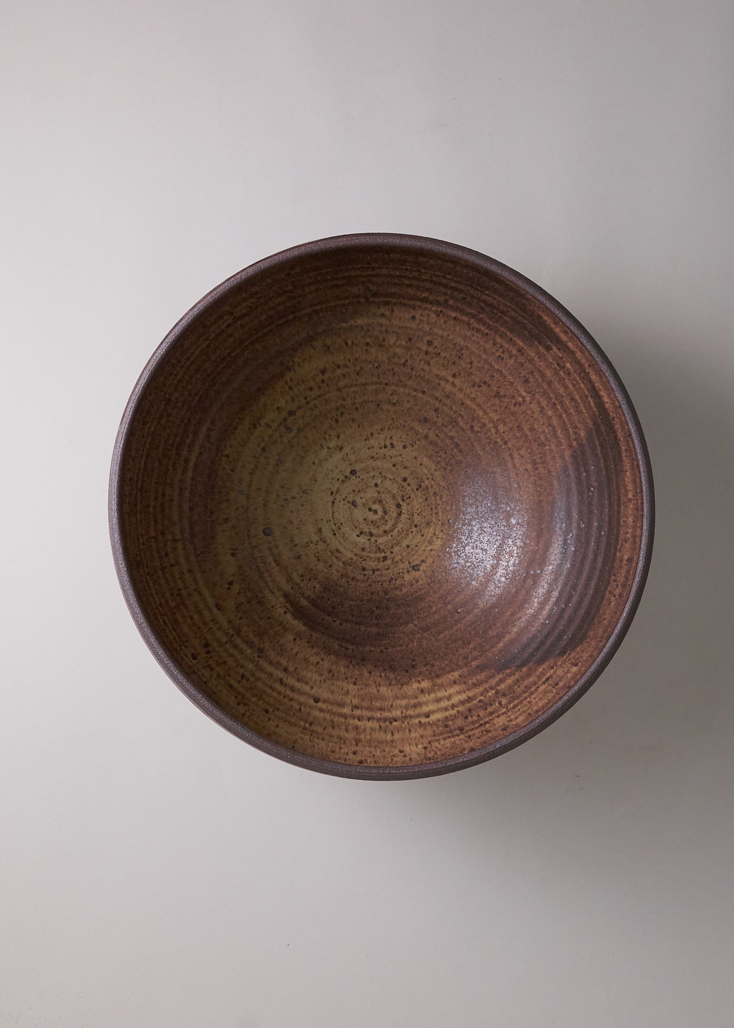 Large Footed Bowl in Live Oak - Victoria Morris Pottery