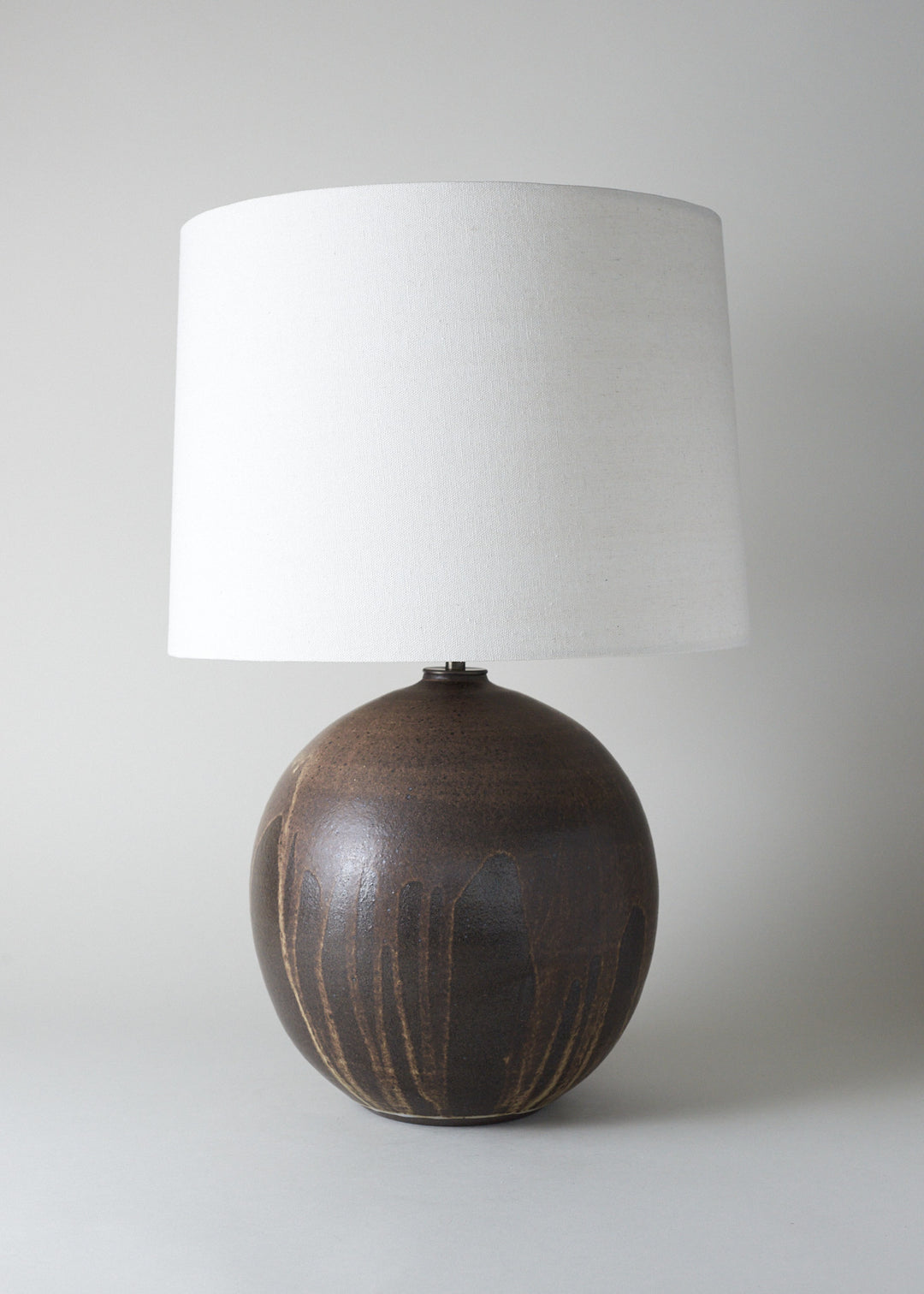 Large Orb Lamp in Live Oak - Victoria Morris Pottery