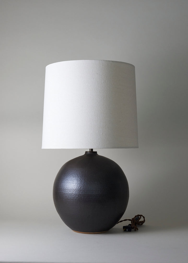 Large Orb Lamp in Iron - Victoria Morris Pottery