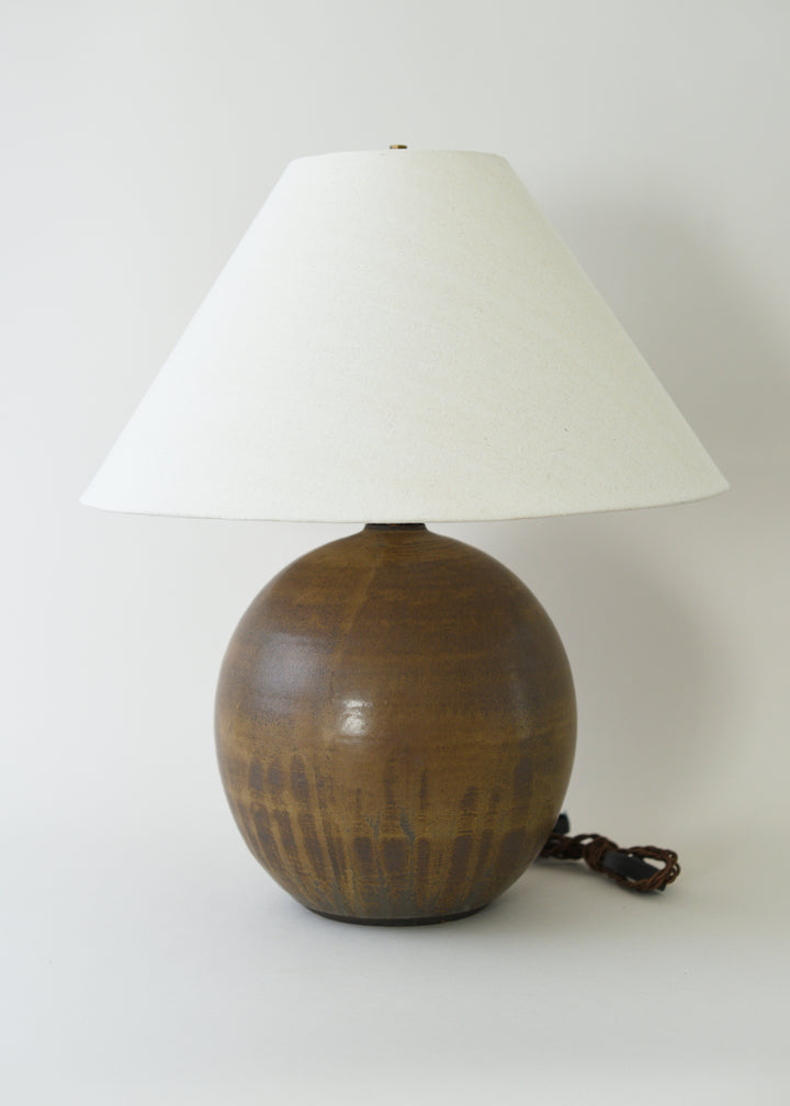 Large Orb Lamp in Hazel - Victoria Morris Pottery