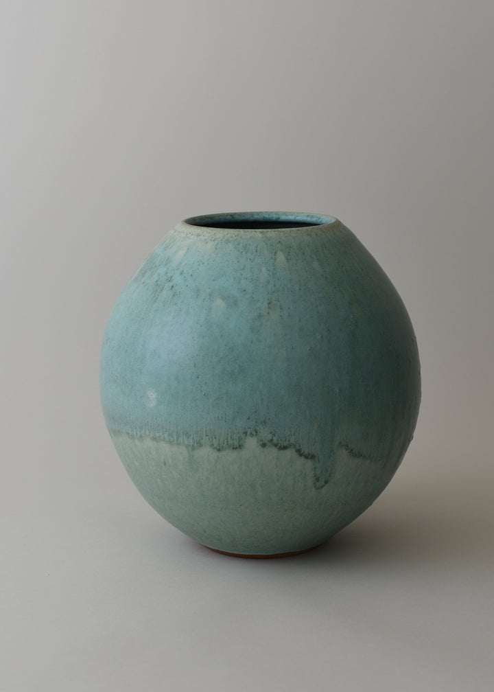 Large Orb Vase in Cobre - Victoria Morris Pottery