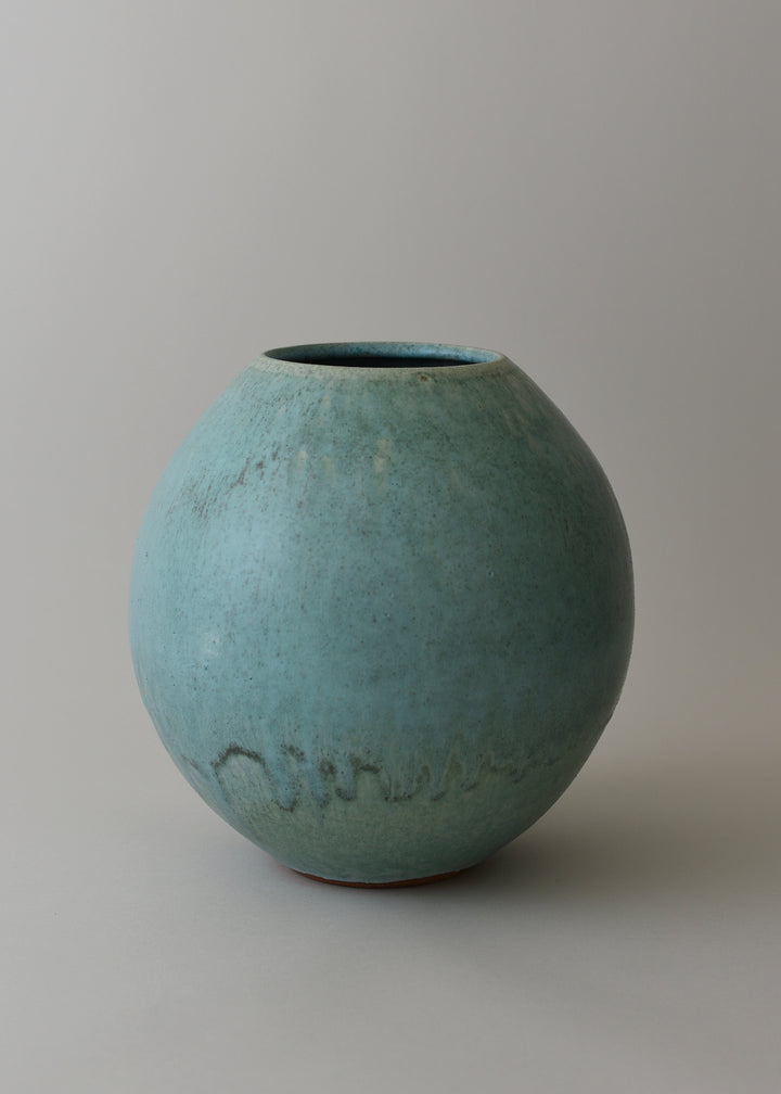 Large Orb Vase in Cobre - Victoria Morris Pottery