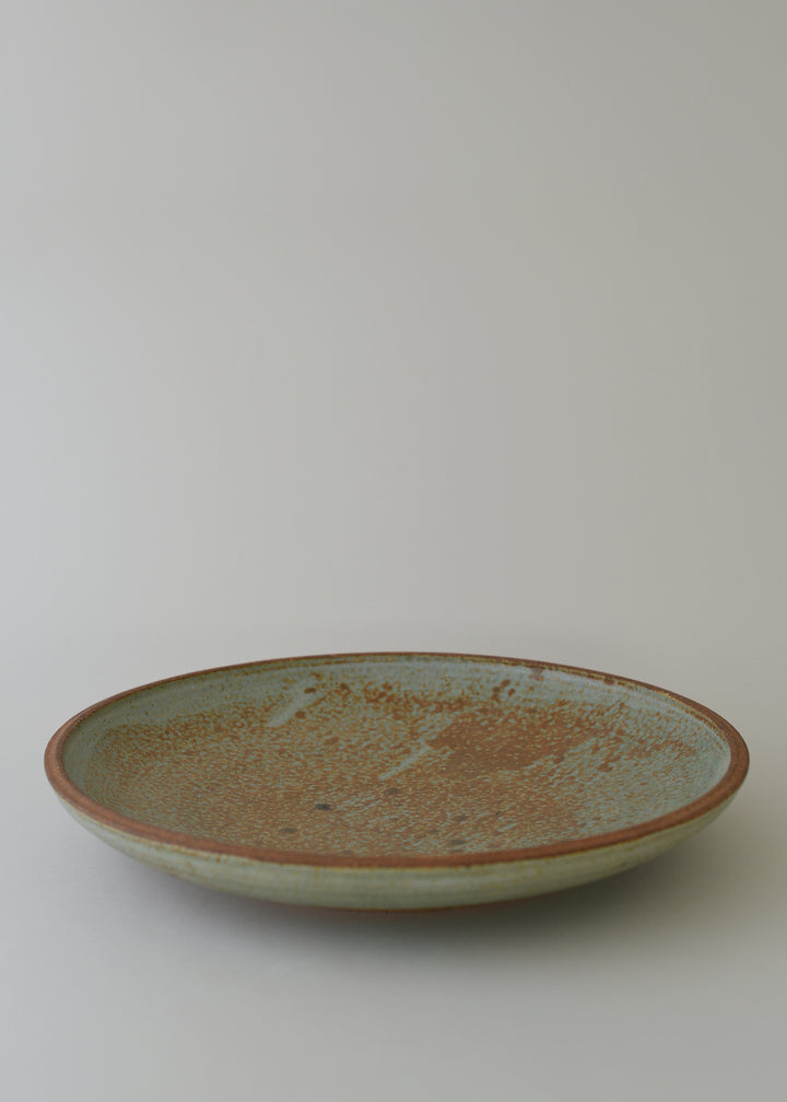 Large Platter in Copper Green - Victoria Morris Pottery