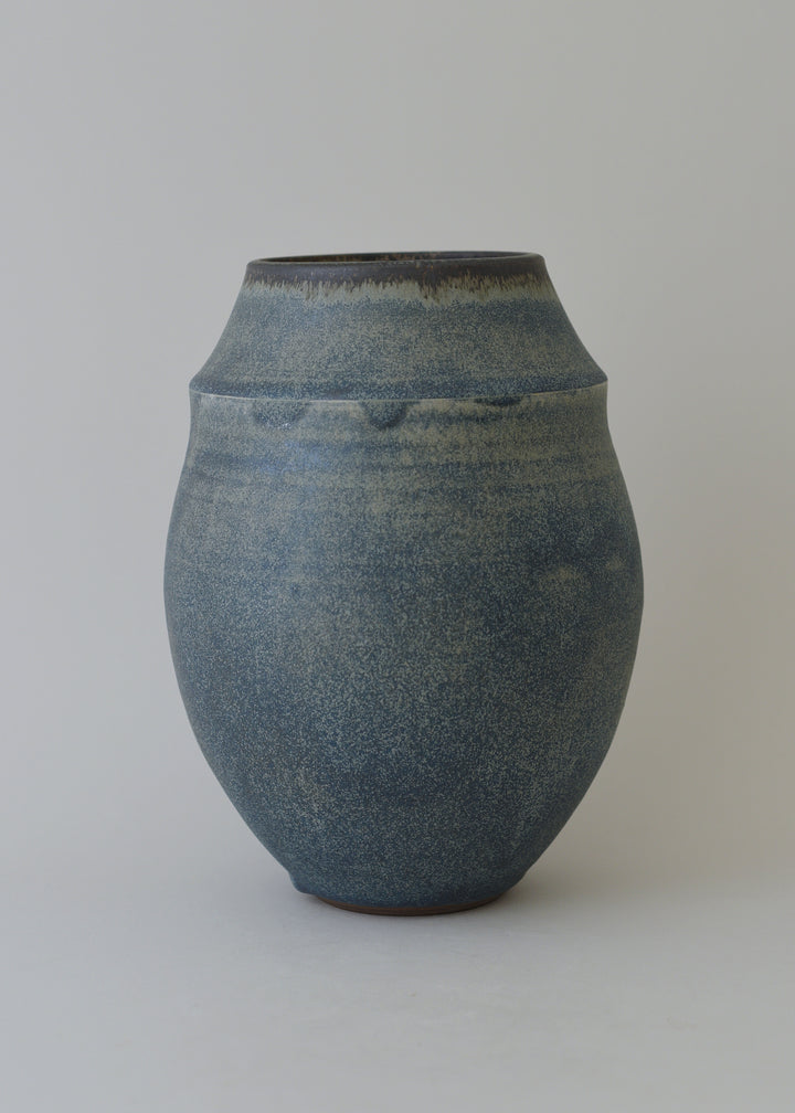 Ridge Vase no. 2 in Bronzed Ink - Victoria Morris Pottery