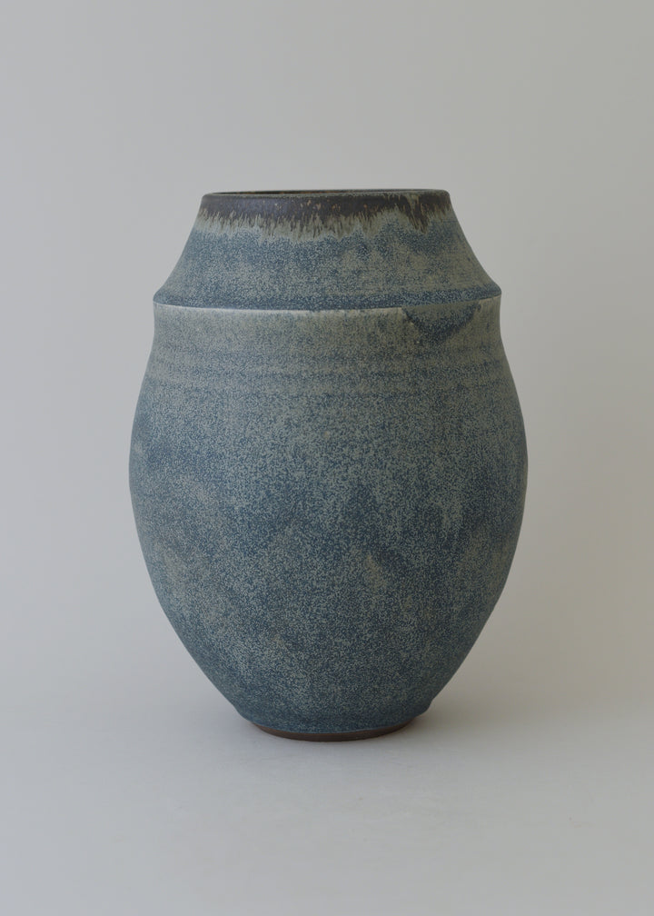 Ridge Vase no. 2 in Bronzed Ink - Victoria Morris Pottery