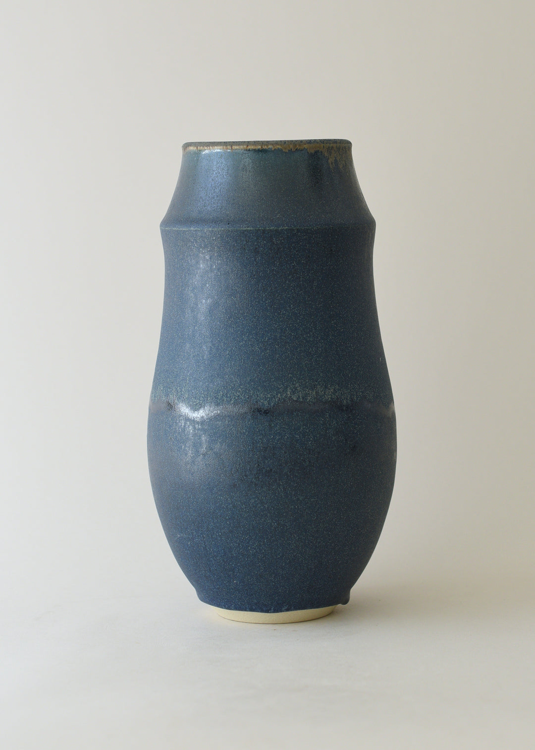 Large Ridge Vase in Bronzed Ink - Victoria Morris Pottery