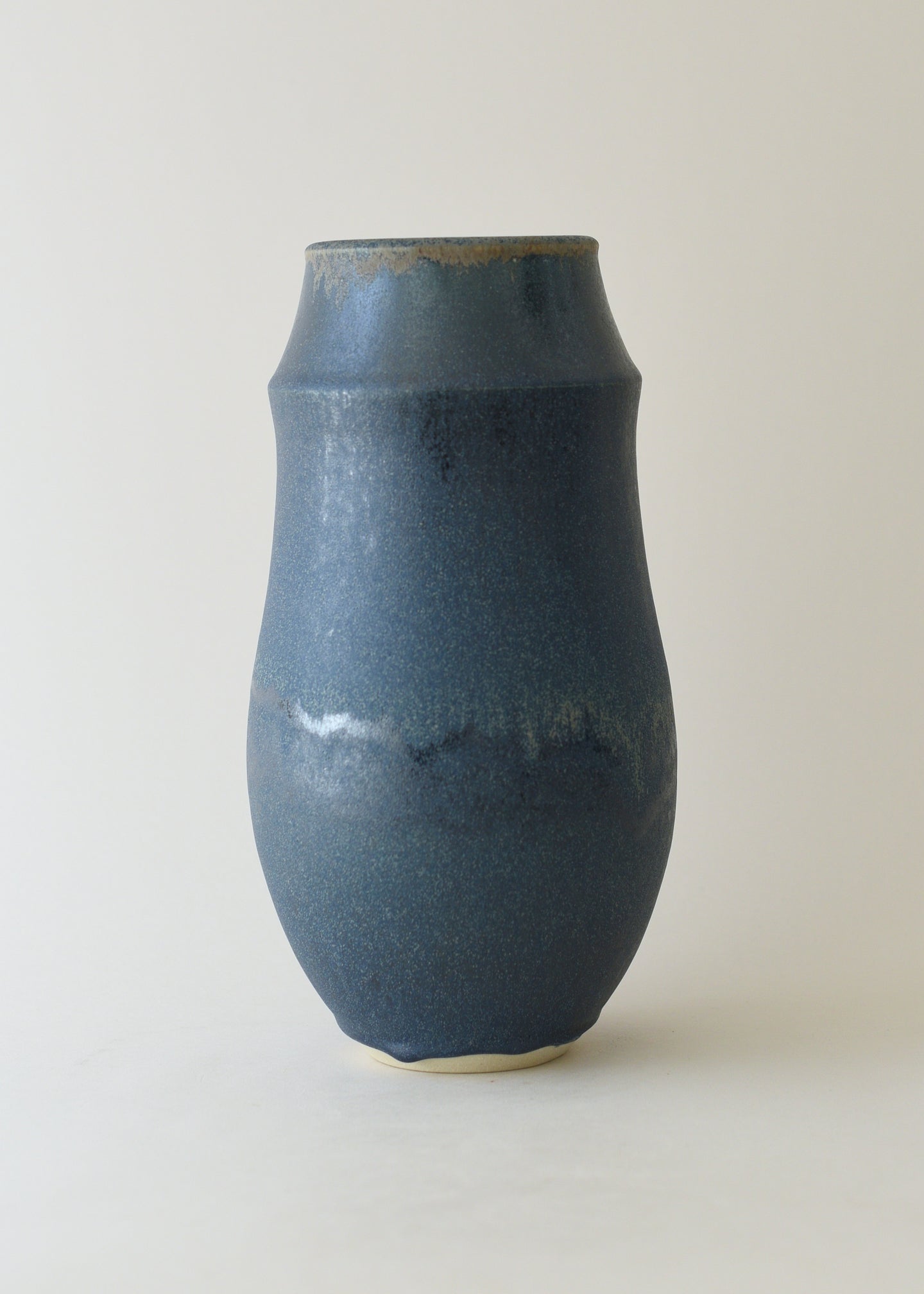 Large Ridge Vase in Bronzed Ink - Victoria Morris Pottery