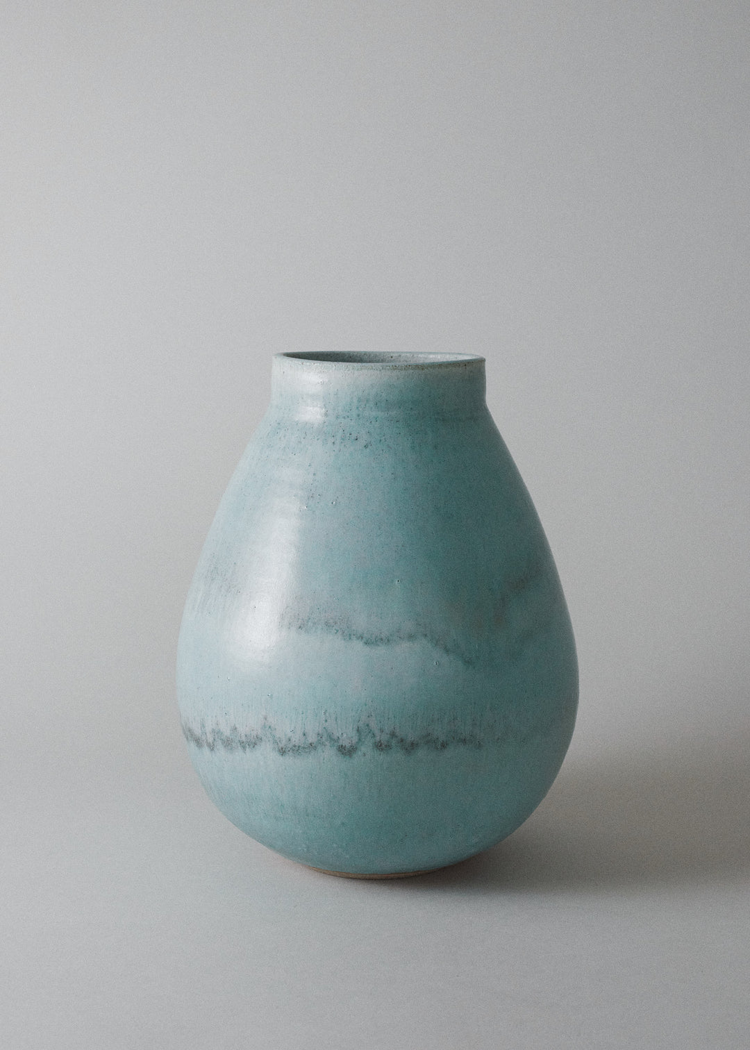 Large Teardrop Series Vase in Cobre - Victoria Morris Pottery