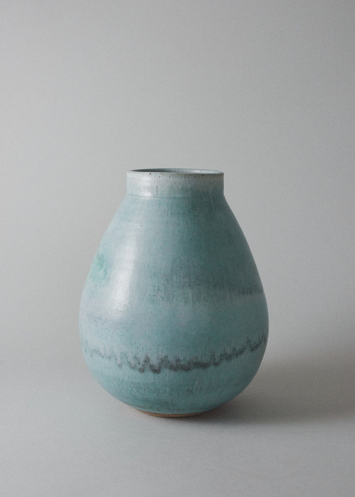 Large Teardrop Series Vase in Cobre - Victoria Morris Pottery
