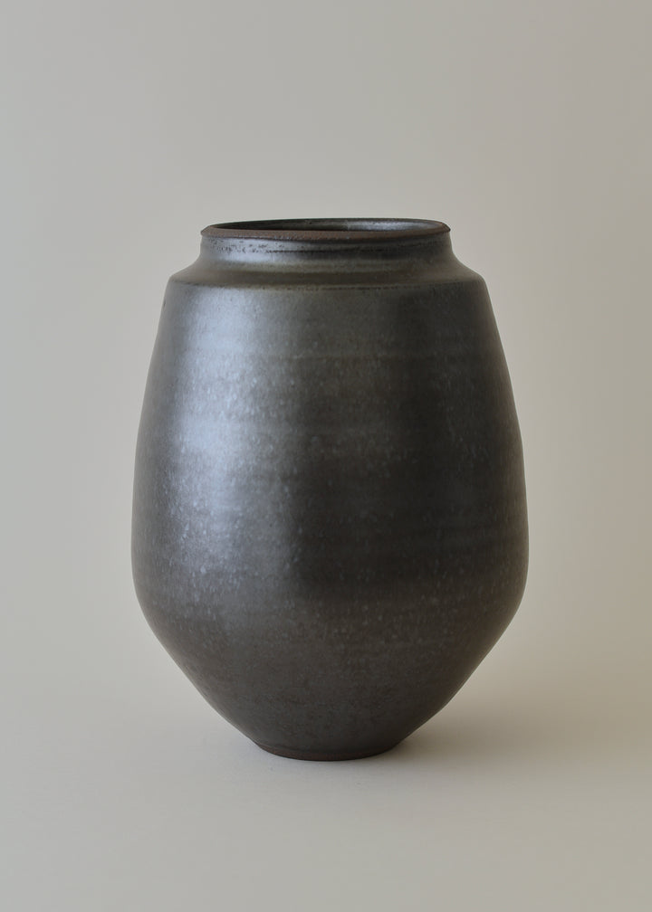 Large Poppy Series Vase in Iron - Victoria Morris Pottery