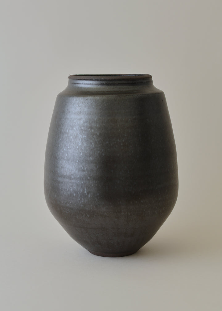 Large Poppy Series Vase in Iron - Victoria Morris Pottery