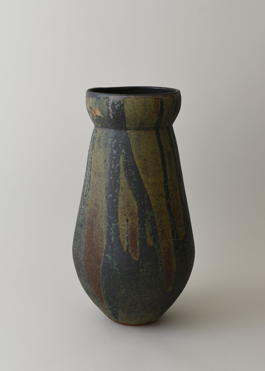 Large Flora Series Vase in Lichen - Victoria Morris Pottery