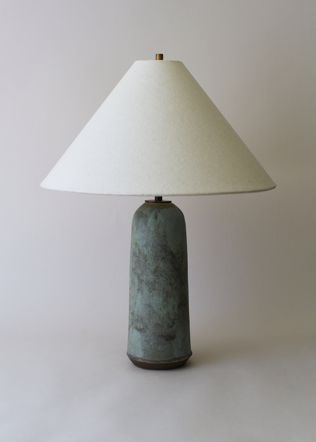 Large Willow Lamp in Brushed Mineral - Victoria Morris Pottery