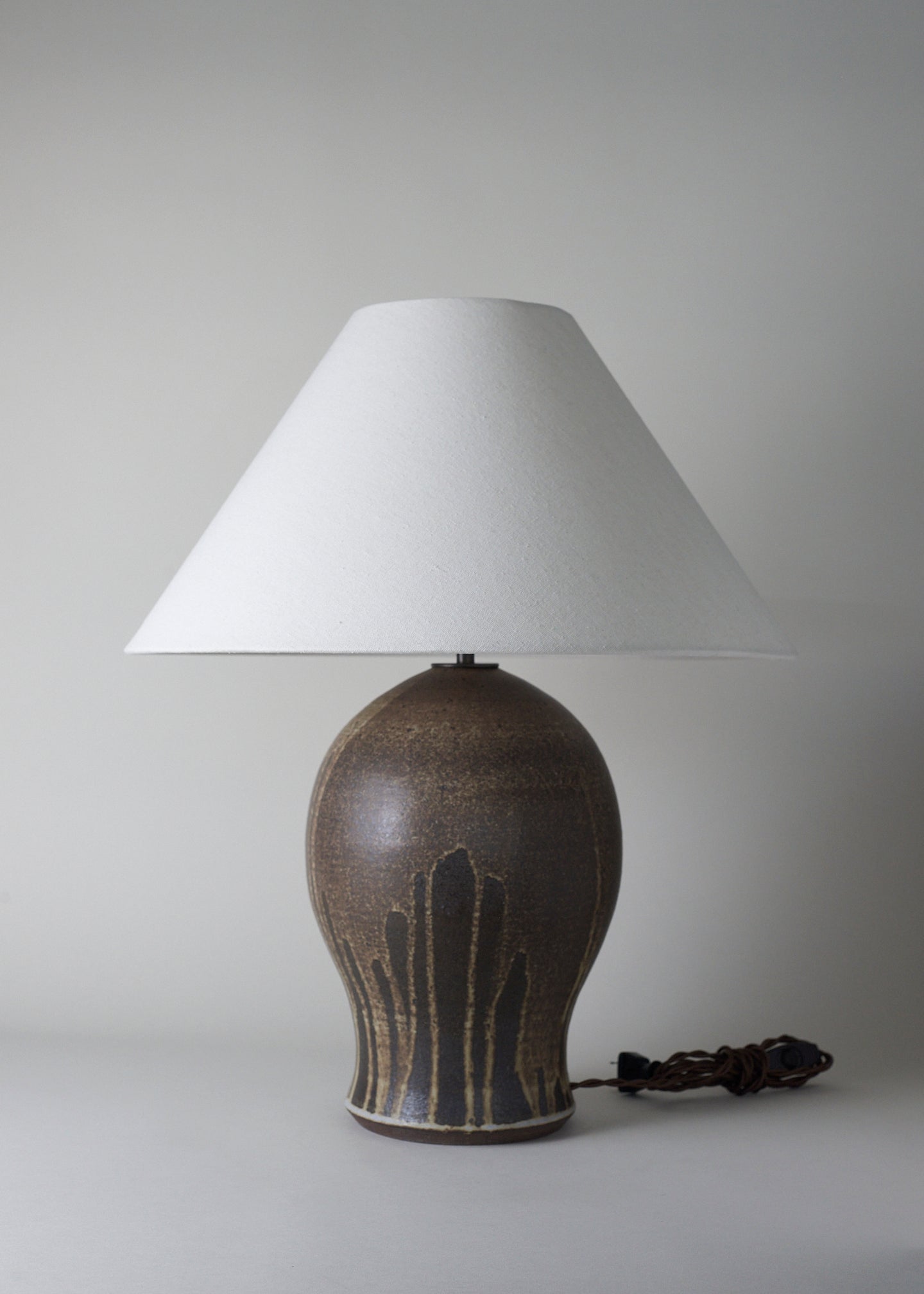 Large Laura Lamp in Live Oak - Victoria Morris Pottery