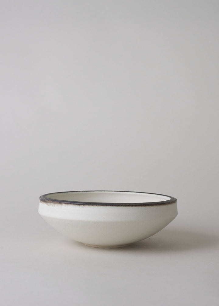 Ridge Series Low Bowl in Bronzed Birch - Victoria Morris Pottery