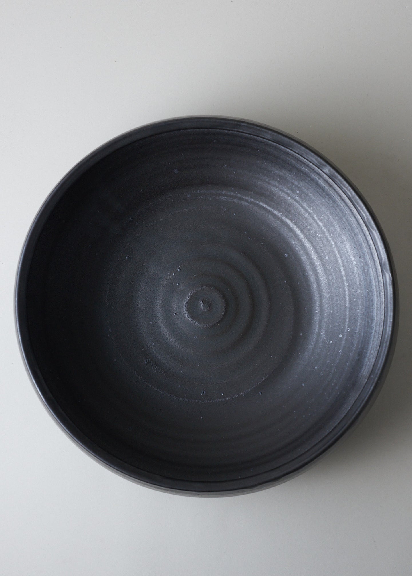 Large Architectural Bowl in Iron Black - Victoria Morris Pottery