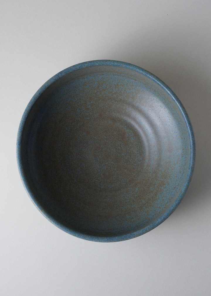 Large Architectural Bowl in Lake Blue - Victoria Morris Pottery