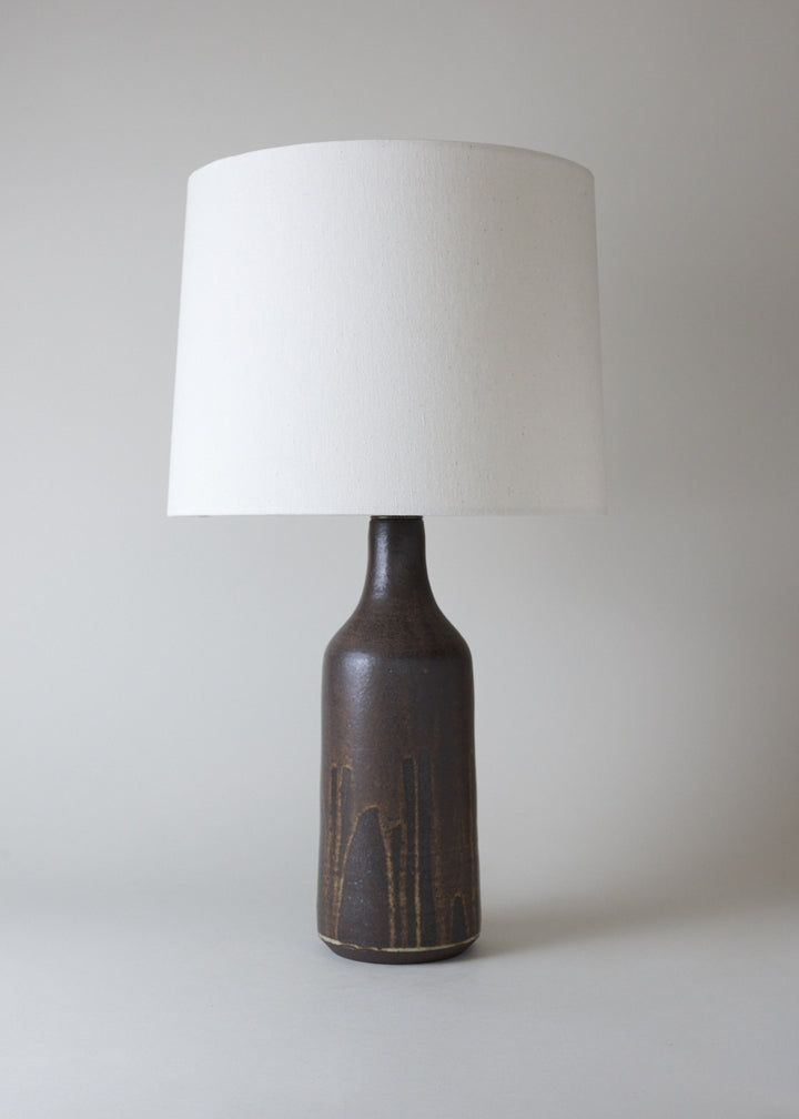 Large Bottle Lamp in Live Oak - Dark Edition - Victoria Morris Pottery