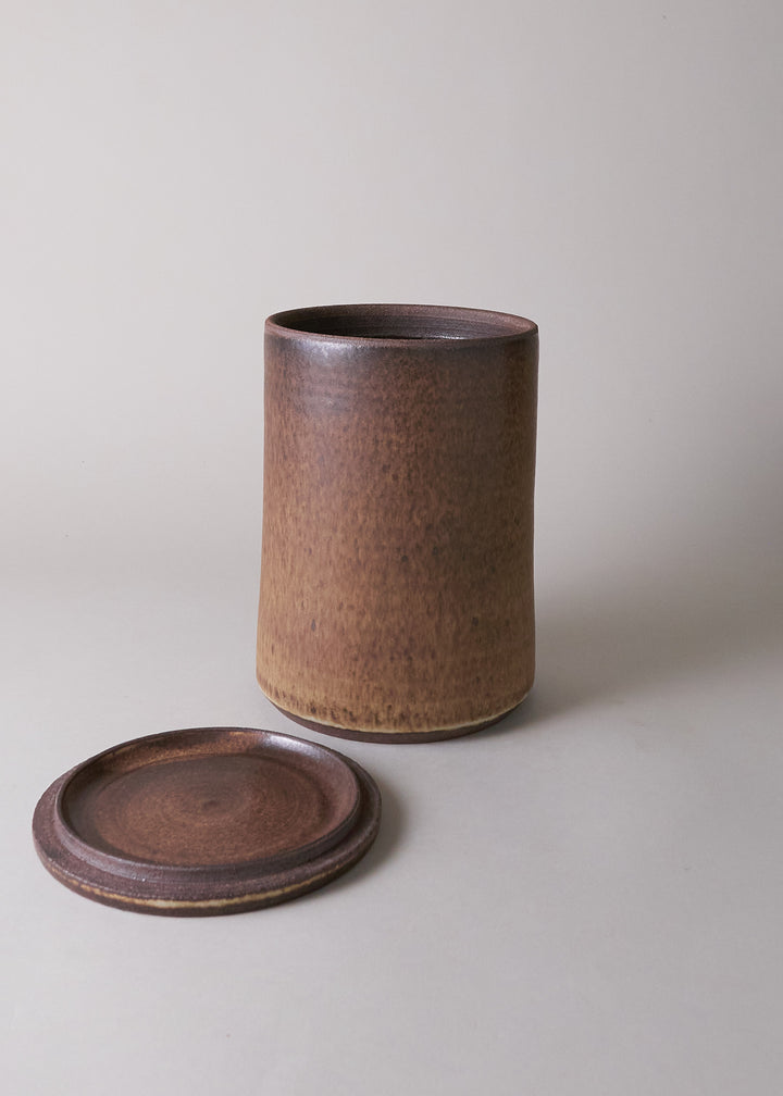 Medium Canister in Live Oak - Victoria Morris Pottery